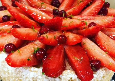 Charlotte à la fraise