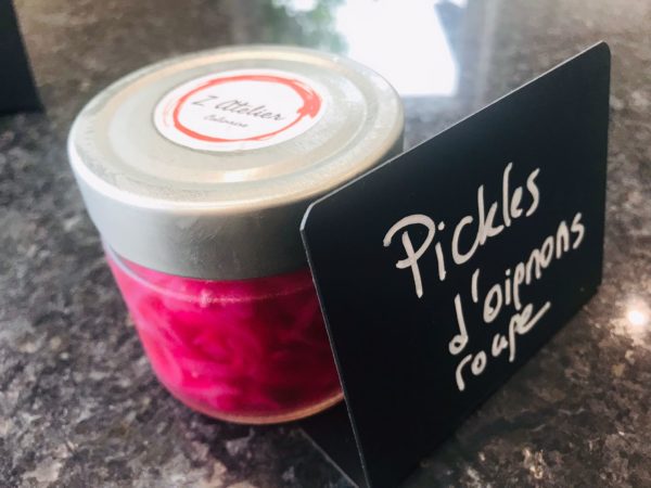 Pickles d'oignons rouges