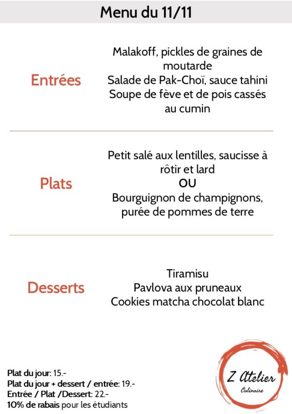 Plat du jour